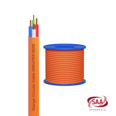 SAA xlpe lszh orange circular cable SAA xlpe lszh orange circular cable