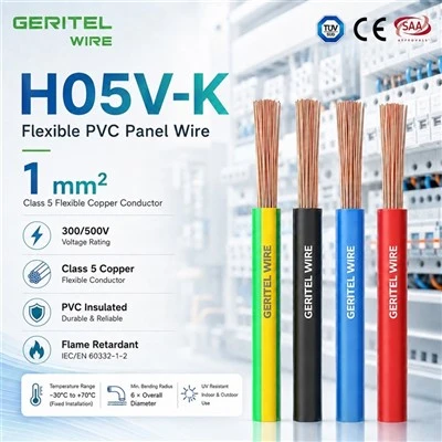 Plattendraht – flexible PVC-Lösung gemäß EN 50525-2-31