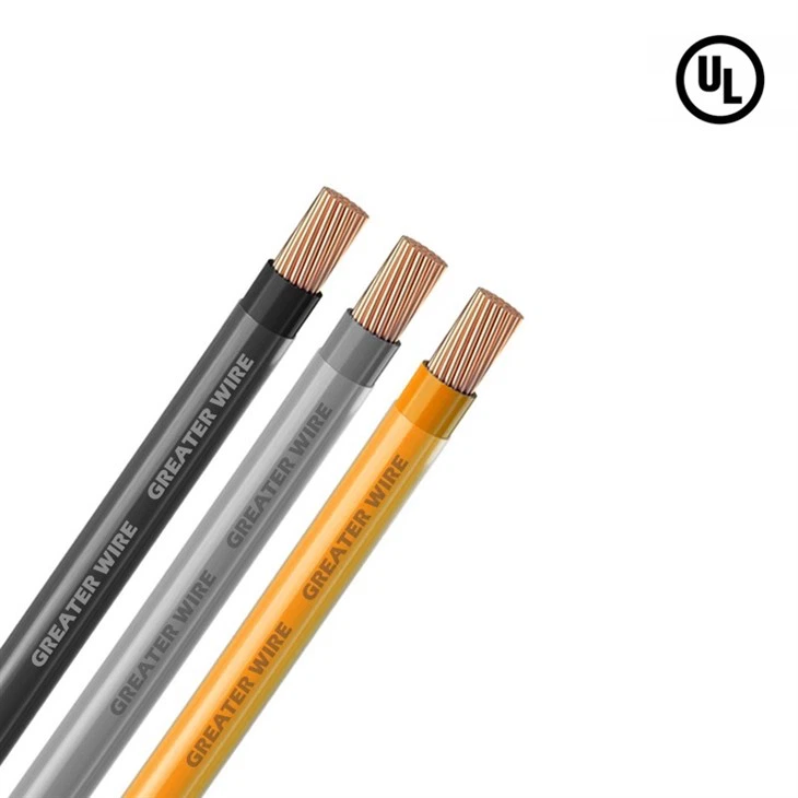 Ul 83 6 awg thhn Kupfer elektrischer Gebäudedraht